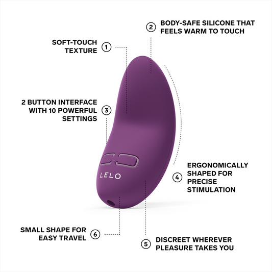 Lily 3 Dark Plum Vibrator