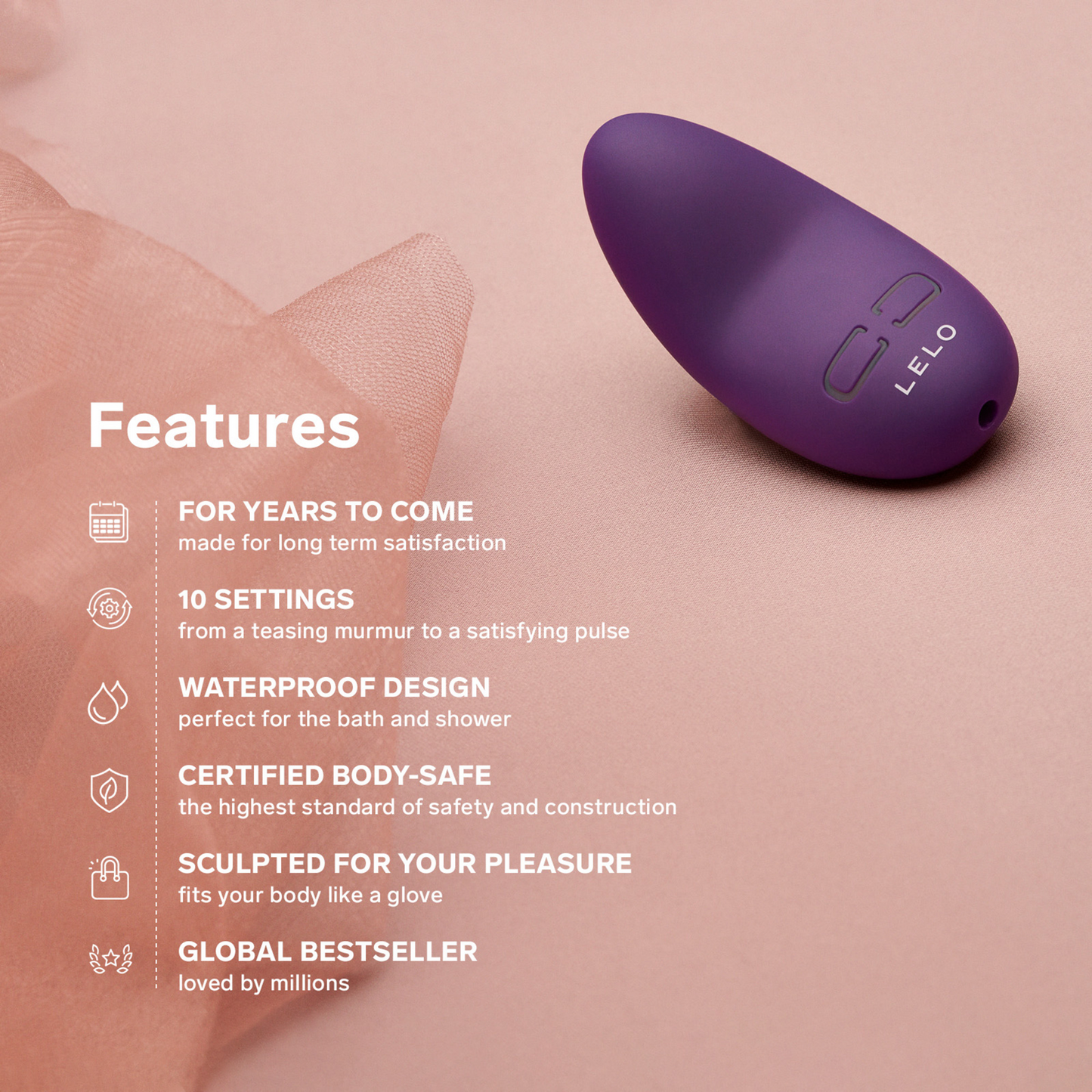 Lily 3 Dark Plum Vibrator