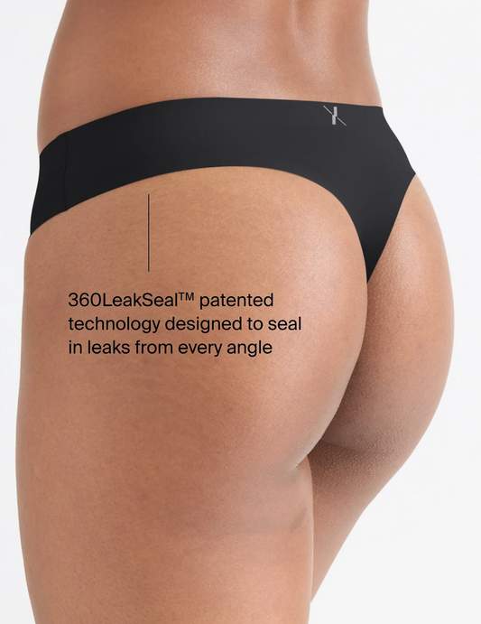 Leakproof UltraThin No-Show Thong
